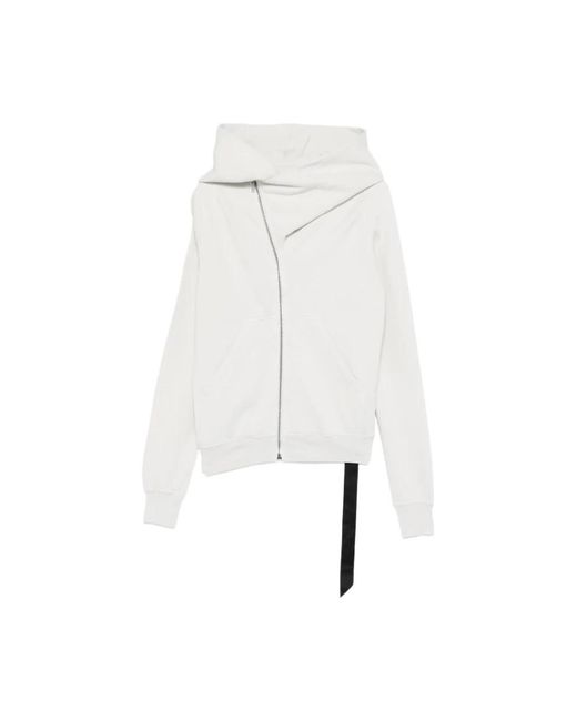 Rick Owens White Zip-Throughs for men