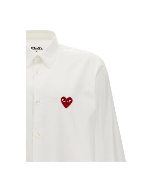 Comme des Garçons White Formal Shirts for men