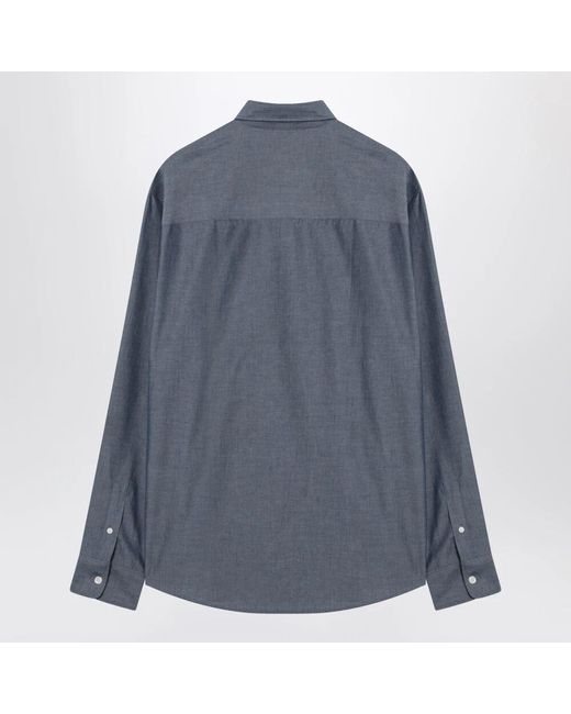 Maison Kitsuné Langarmhemd in Blue für Herren