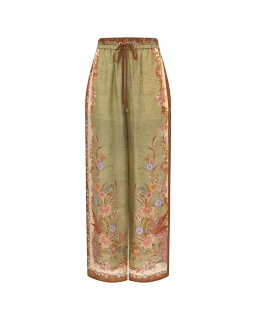 Zimmermann Natural Wide Trousers