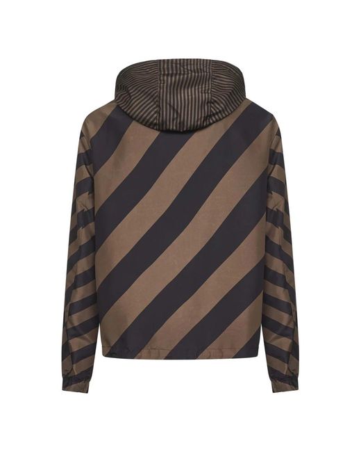 Fendi Gray Light Jackets for men