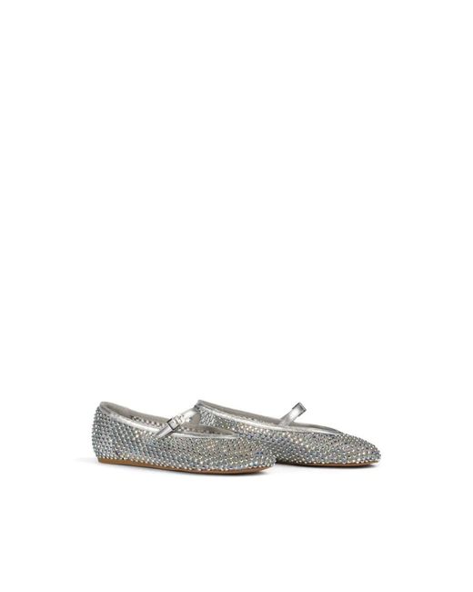 Le Silla Gray Ballerina Shoes