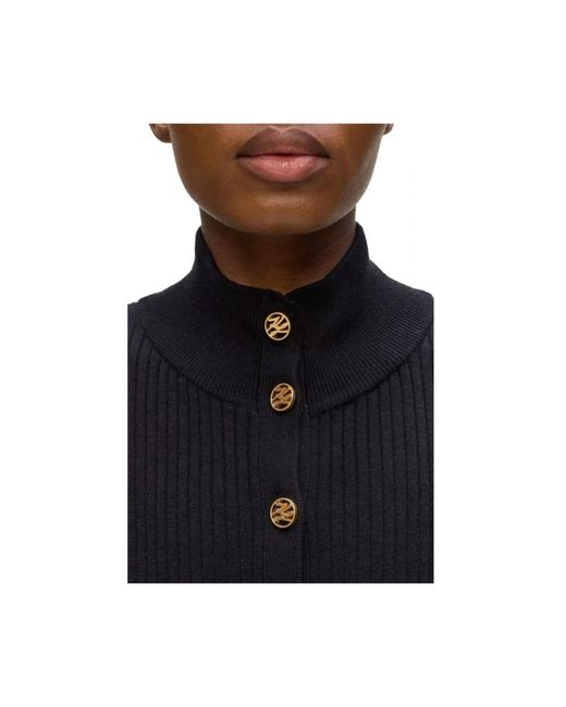 Karl Lagerfeld Truien & Vesten ,Zwart ,Gebreid Vest in het Black