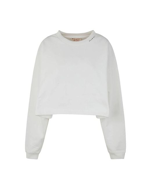 Marni White Sweatshirts
