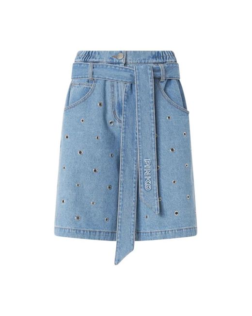 Pinko Blue Denim Shorts