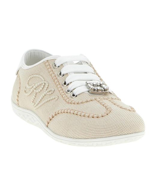 Roger Vivier White Sneakers