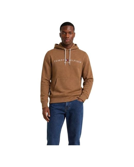 Tommy Hilfiger Brown Hoodies for men
