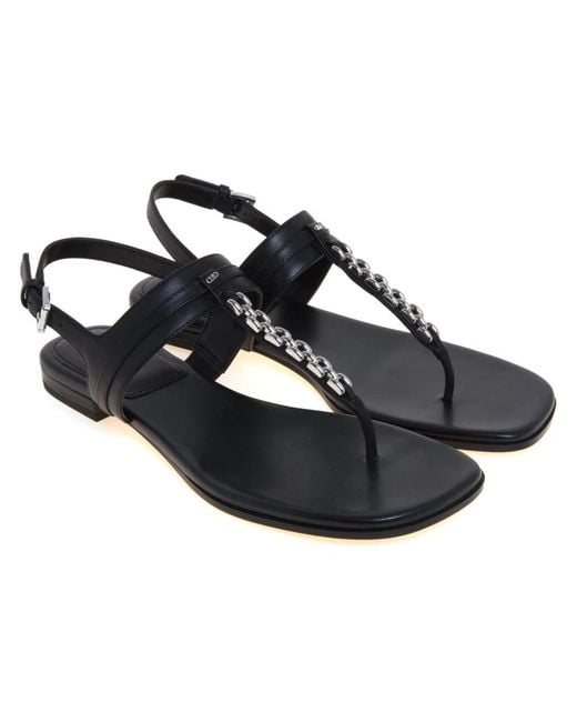 Michael Kors Blue Flat Sandals