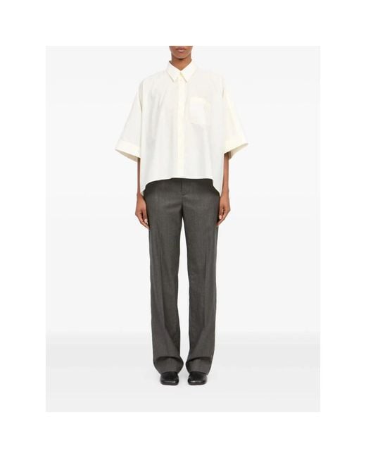 MM6 by Maison Margiela White Shirts