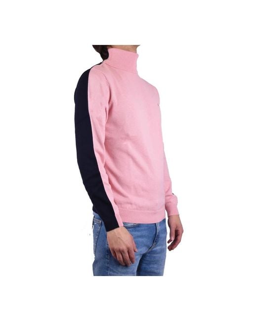 Sun 68 Pink Turtlenecks for men