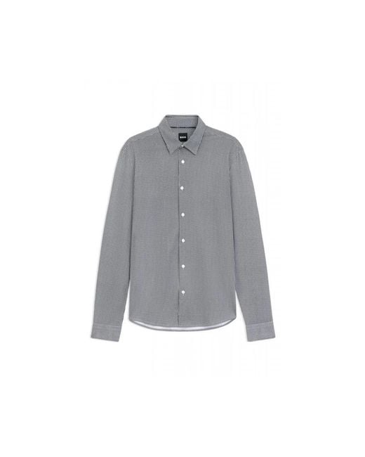 Boss Gray Formal Shirts for men