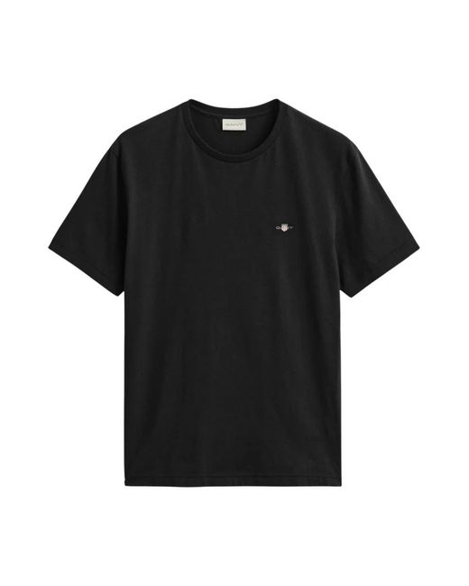 Gant T-Shirt in het Black voor heren