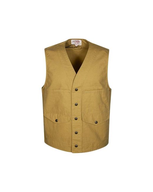 Filson Green Vests for men