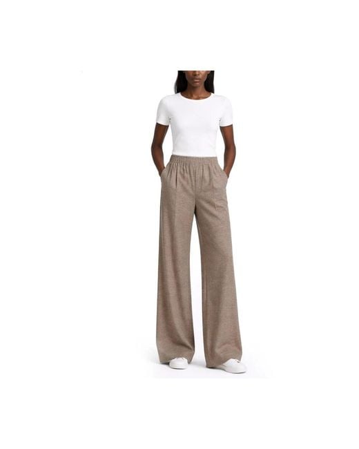 Fabiana Filippi Brown Wide Trousers