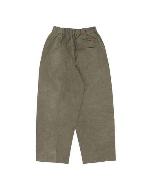 Acupuncture Green Wide Trousers for men
