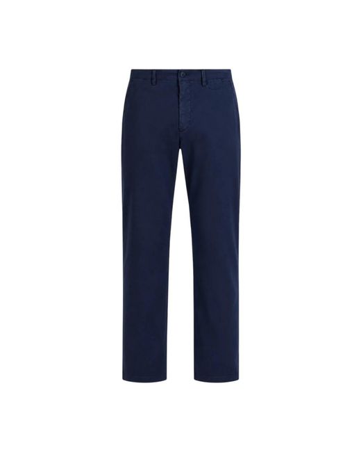 Harmont & Blaine Blue Straight Trousers for men