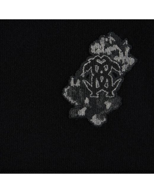 Roberto Cavalli Black Winter Scarves