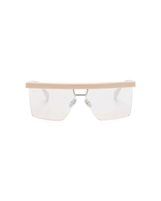Max Mara White Sunglasses