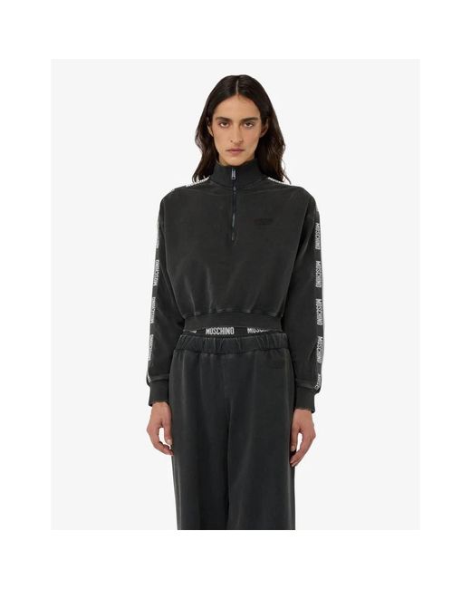 Moschino Black Zip-Throughs