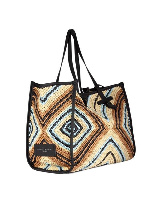 Gianni Chiarini Black Shopping Bags