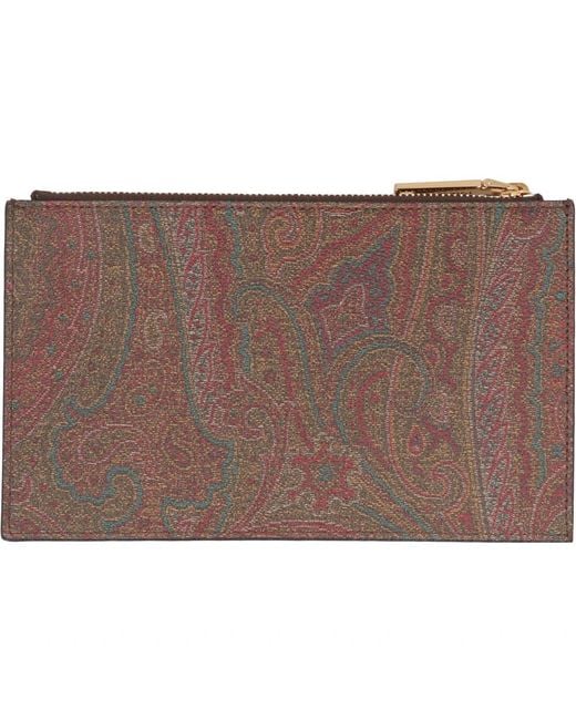 Etro Brown Clutches