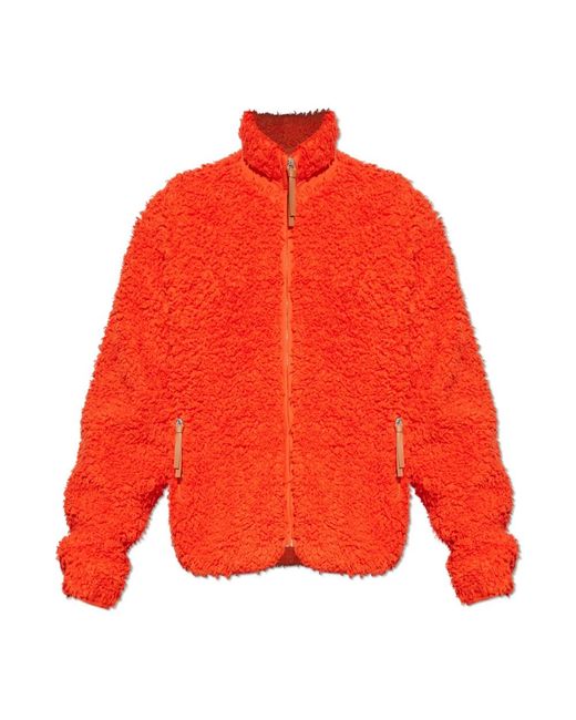 Jil Sander Baumwolljacke Mit Stehkragen in Orange für Herren