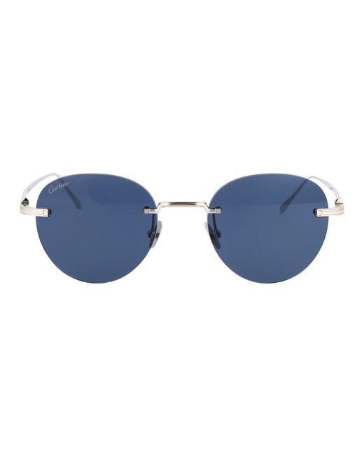 Cartier Stylische sonnenbrille ct0331s in Blue für Herren