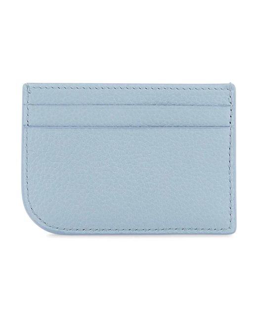 McQueen Accessoires ,Blauw ,Lichtblauwe Leren Kaarthouderportefeuilles in het Blue voor heren