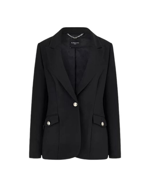 Guess Black Celia blazer in twill stretch
