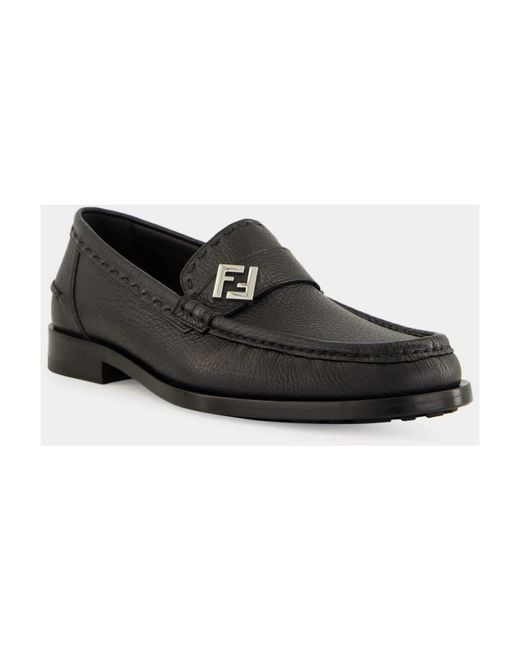Fendi Black Loafers for men