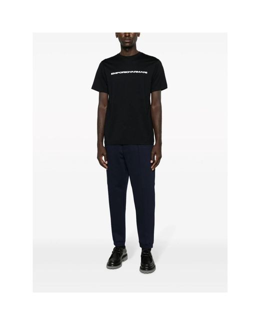 Emporio Armani Black T-Shirts for men