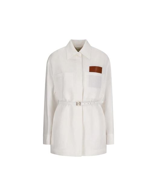 Fendi White Light Jackets