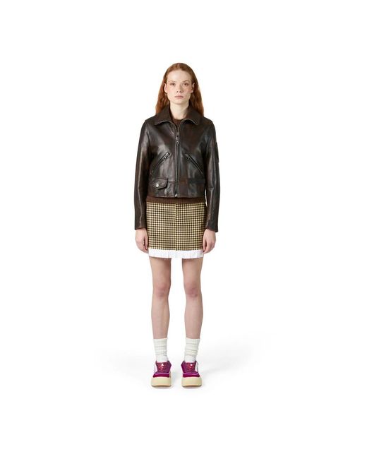 Philippe Model Black Leather Jackets