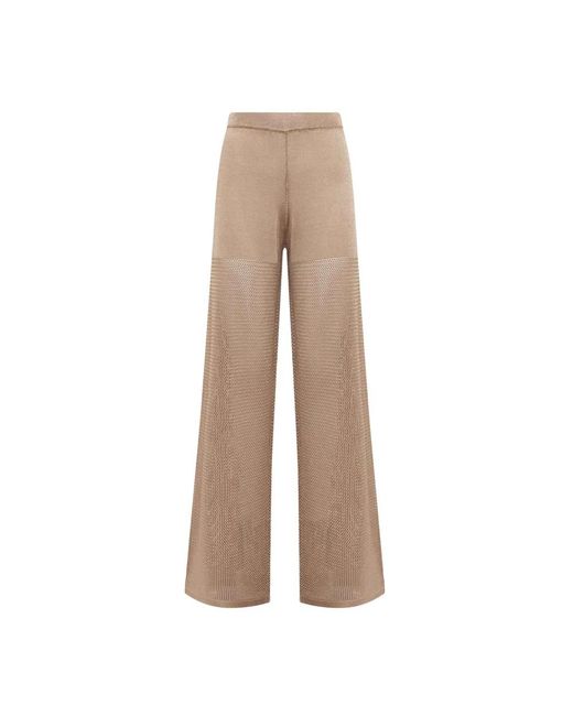 Blugirl Blumarine Natural Wide Trousers