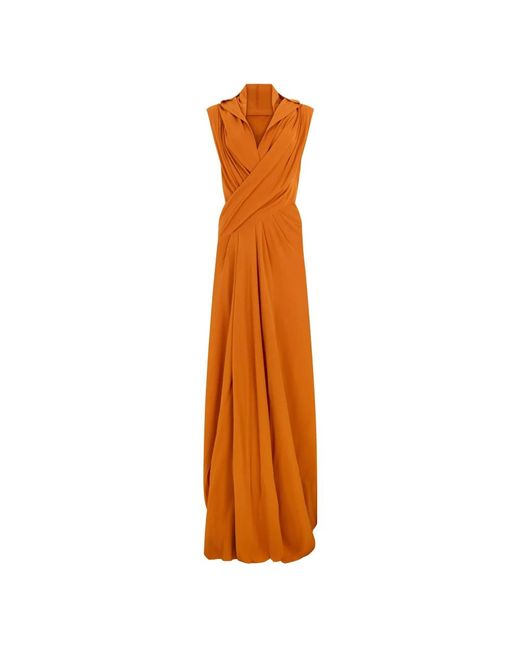 Alberta Ferretti Orange Gowns
