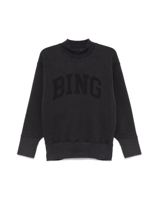 Anine Bing Black Sweatshirts