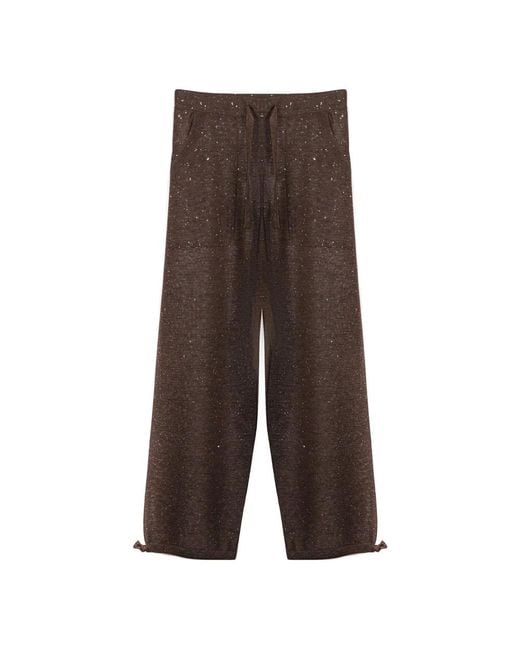 Kangra Brown Wide Trousers