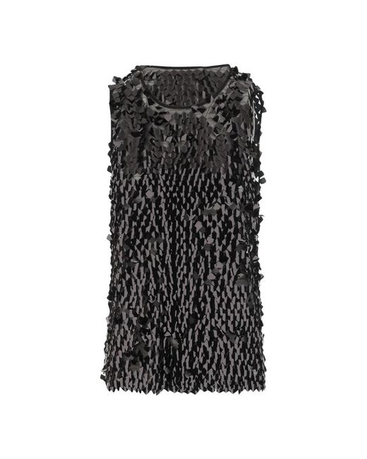 Niccolò Pasqualetti Black Sleeveless Tops