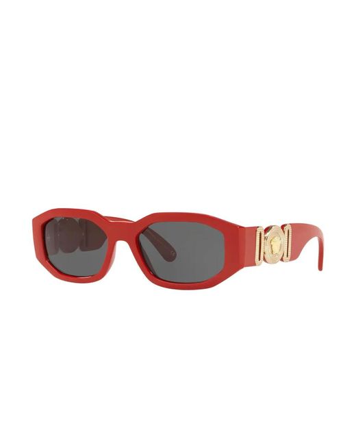Versace Medusa Biggie Zonnebril in het Red