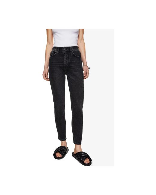 Anine Bing Sonya Slim-Fit Jeans in het Black