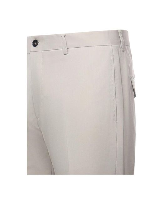 BE ABLE Gray Slim-Fit Trousers for men