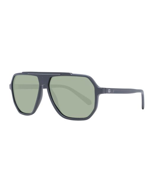 Guess Schwarze aviator sonnenbrille für männer in Green für Herren