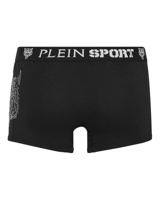 Philipp Plein Fitness ,Zwart ,Katoen Boxer Tiger in het Black voor heren