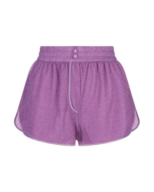 Oseree Purple Short Shorts