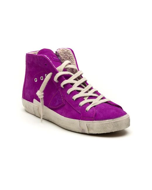Philippe Model Purple Sneakers