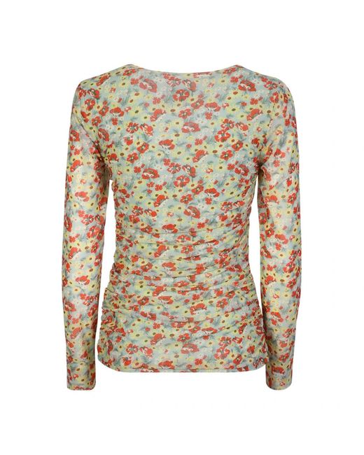 Ganni Multicolor Long Sleeve T-Shirts