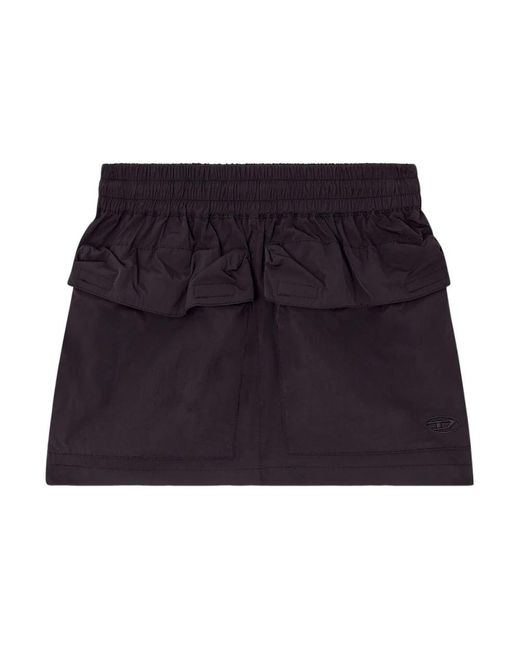 DIESEL Blue Short Skirts