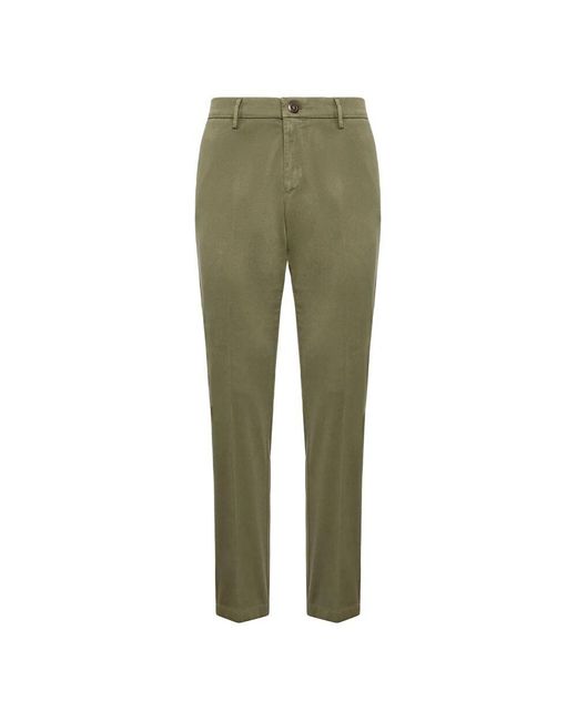 Boggi Stretch Baumwollhose in Green für Herren