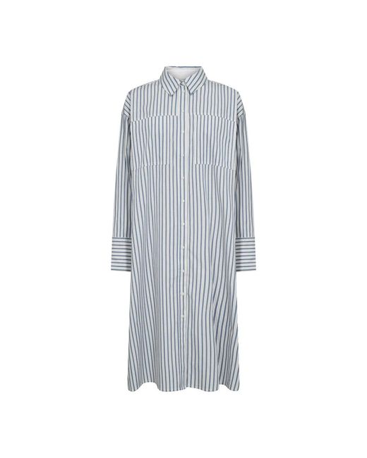 Shirt Dresses Soaked In Luxury de color Blue