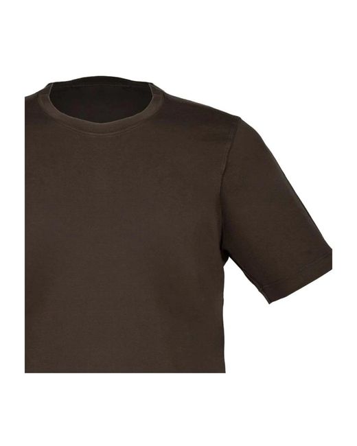 Gran Sasso Brown T-Shirts for men